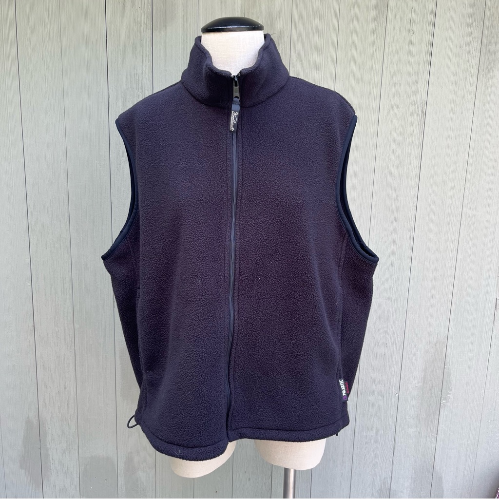 Woolrich Navy Blue Fleece Vest
